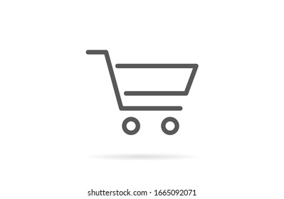 truck vector icon line 10 eps , Lorem ipsum Flat design.Shopping Cart Icon line , flat design best vector icon line .Shopping Cart icon, line flat design best vector