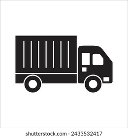 truck vector icon line template new