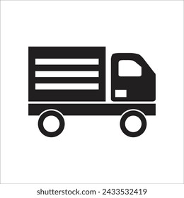truck vector icon line template new