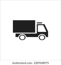 truck vector icon new line