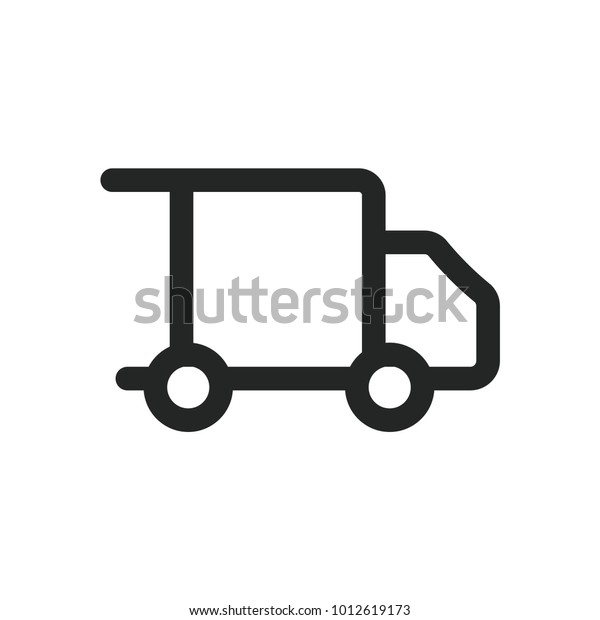 Truck\
vector icon. Service symbol modern, simple, vector, icon for\
website design, mobile app, ui. Vector\
Illustration