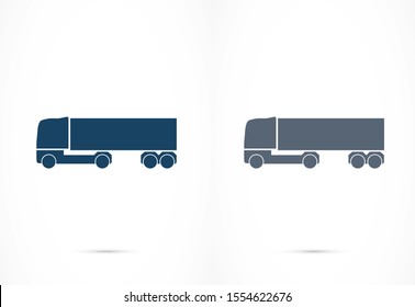 Truck vector icon. Truck vector icon for shipping icon. moving truck. Truck vector  . vector icon 10 eps. Lorem Ipsum.
