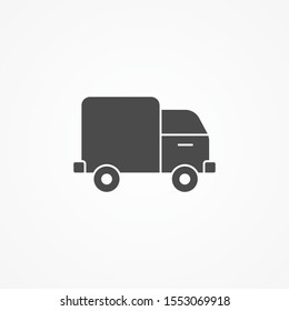 Truck vector icon sign symbol