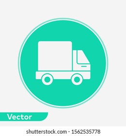 Truck vector icon sign symbol