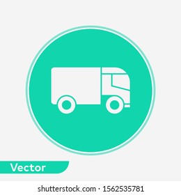 Truck vector icon sign symbol