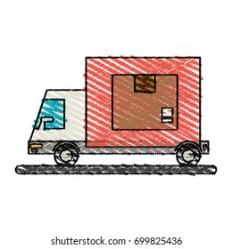 truck vector illustration
