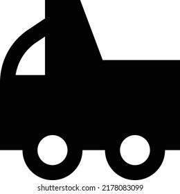 Truck Vector illustration on a transparent background.Premium quality symbols.Glyphs vector icon for concept and graphic design.