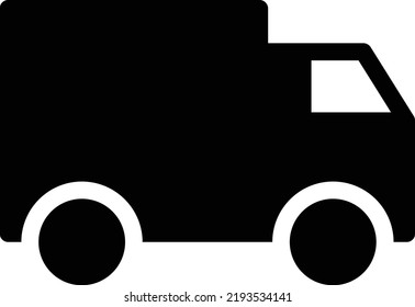 truck Vector illustration on a transparent background.Premium quality symbols.Glyphs vector icon for concept and graphic design.