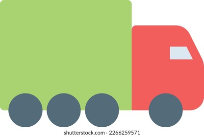 truck Vector illustration on a transparent background. Premium quality symmbols. Line Color vector icons for concept and graphic design. 
