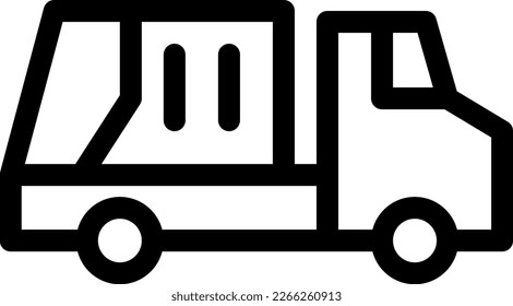 truck Vector illustration on a transparent background. Premium quality symmbols. Thin line vector icons for concept and graphic design. 
