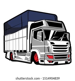 truck vector ilustration free graphic