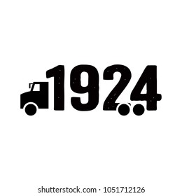 truck vector logo.