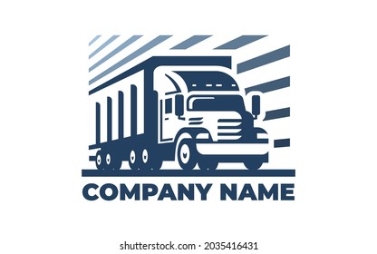 Truck vector logo EPS 10 file