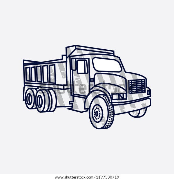 Truck vector logo. Truck vector illustration.\
Recycle logo