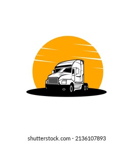 truck vector on white background. Perfect use for web, pattern, design, icon, ui, ux, etc.