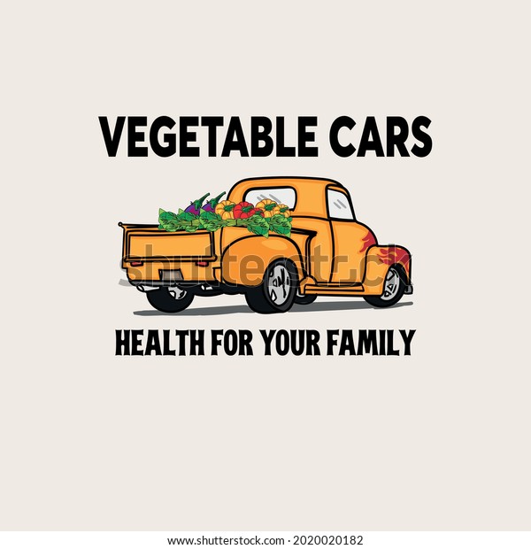 truck vegetable\
design logo\
transportation