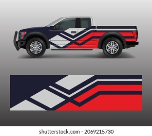 Truck And Vehicle car racing graphic for wrap and vinyl sticker