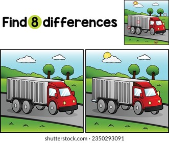 Truck Vehicle Find The Differences