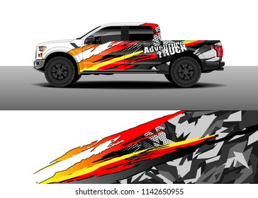 Truck Vehicle Graphic Decal Designs Car Stock Vector (Royalty Free ...