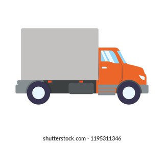 truck vehicle isolated icon