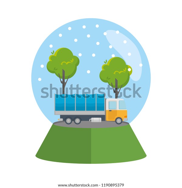 truck vehicle in snow
sphere