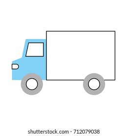 truck vehicle transport supermarket delivery icon