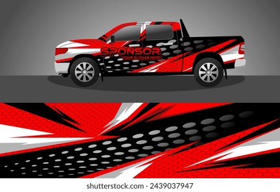 diseño abstracto del fondo de las líneas modernas de la raya del gráfico, vinilo, etiqueta para la aventura de la etiqueta engomada de la marca, camionetas de la recogida de la carrera y librea