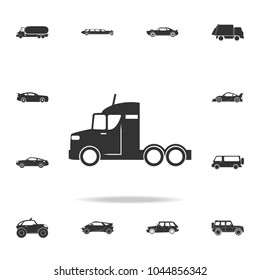 Truck without a trailer icon. Detailed set of transport icons. Premium quality graphic design. One of the collection icons for websites, web design, mobile app on white background