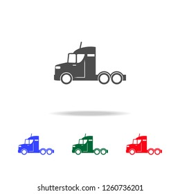 Truck without trailer  icons. Elements of transport element in multi colored icons. Premium quality graphic design icon. Simple icon for websites, web design