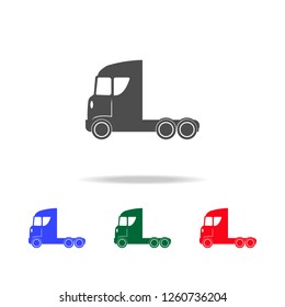 Truck without trailer  icons. Elements of transport element in multi colored icons. Premium quality graphic design icon. Simple icon for websites, web design