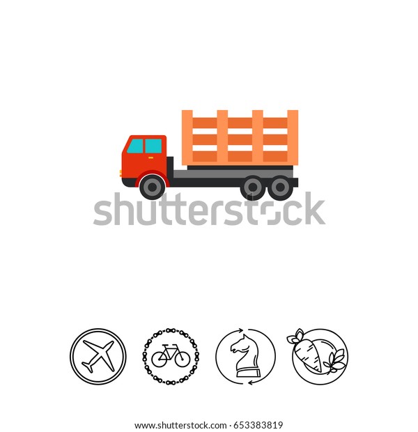 Truck with Wooden Body\
Icon