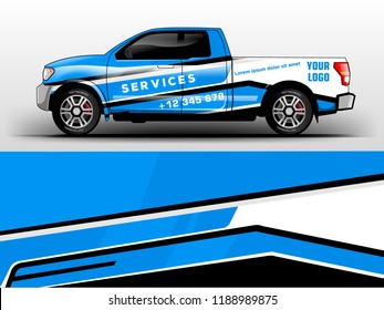 truck wrap design for company services