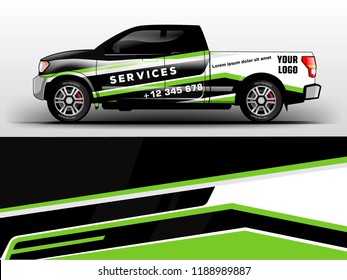 truck wrap design for company services