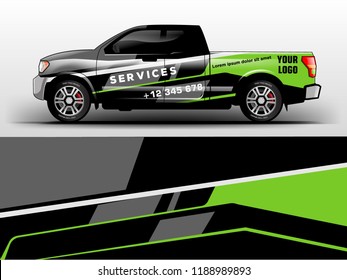 truck wrap design for company services