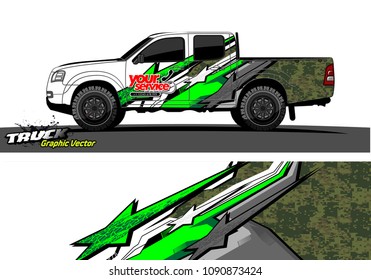
truck wrap design vector. abstract background for vehicle vinyl branding