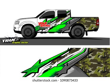 
truck wrap design vector. abstract background for vehicle vinyl branding