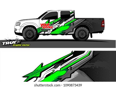 
truck wrap design vector. abstract background for vehicle vinyl branding