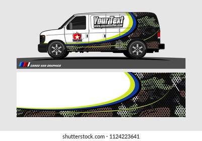 truck wrap design vector. abstract background for vehicle vinyl branding