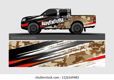 truck wrap design vector. abstract background for vehicle vinyl branding