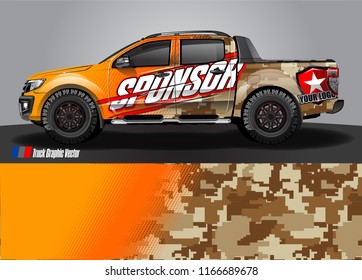 truck wrap design vector. abstract background for vehicle decal vinyl branding