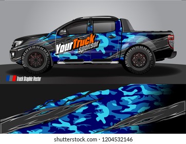 truck wrap design vector. abstract background for vehicle vinyl branding