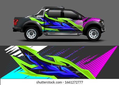 truck wrap Graphic Decal sticker design