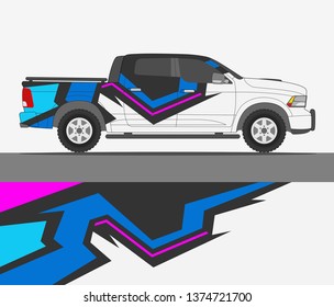 Truck wrap vector designs