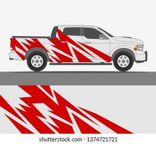 Truck wrap vector designs