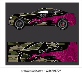 Truck,car And Vehicle 
abstract racing graphic kit background for wrap and vinyl sticker