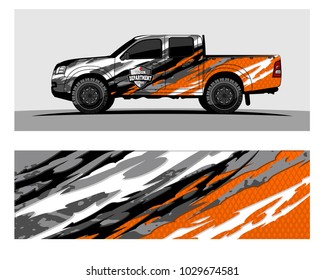 Truck,car And Vehicle racing graphic kit background for wrap and vinyl sticker