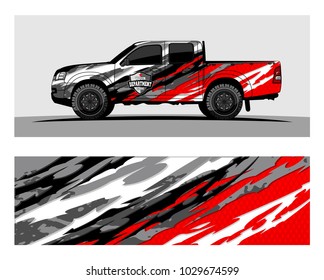 Truck,car And Vehicle racing graphic kit background for wrap and vinyl sticker