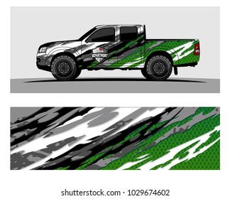 Truck,car And Vehicle racing graphic kit background for wrap and vinyl sticker