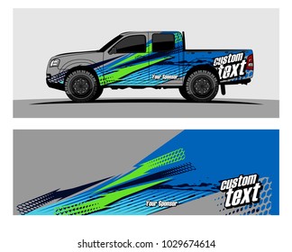 Truck,car And Vehicle racing graphic kit background for wrap and vinyl sticker