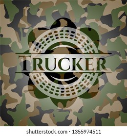 Trucker camo emblem